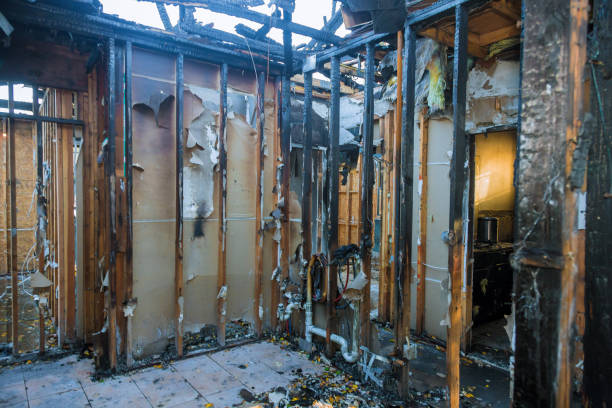 Professional Emergency Fire Damage Restoration technician working in Lebanon, PA